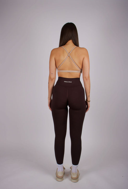 Confidence Legging Dark Brown