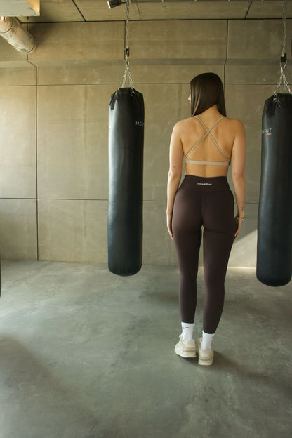 Confidence Legging Dark Brown